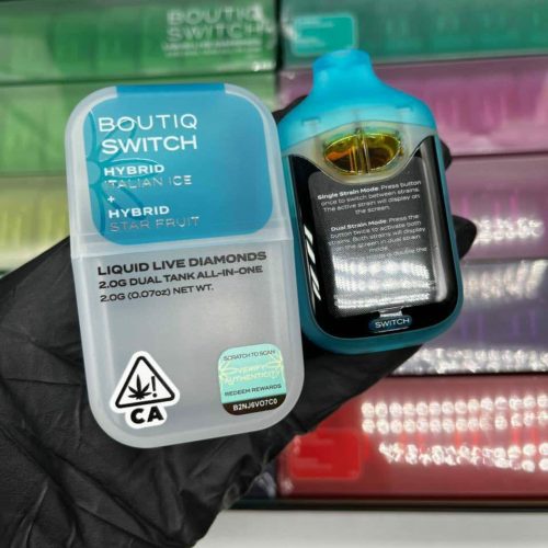 boutiq switch v4 dual strain vape italian ice and star fruit